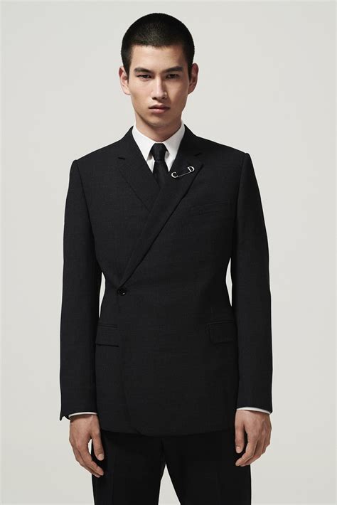 black suit dior